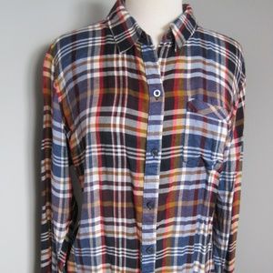 Lucky Brand Plaid Long sleeve Button Down Shirt